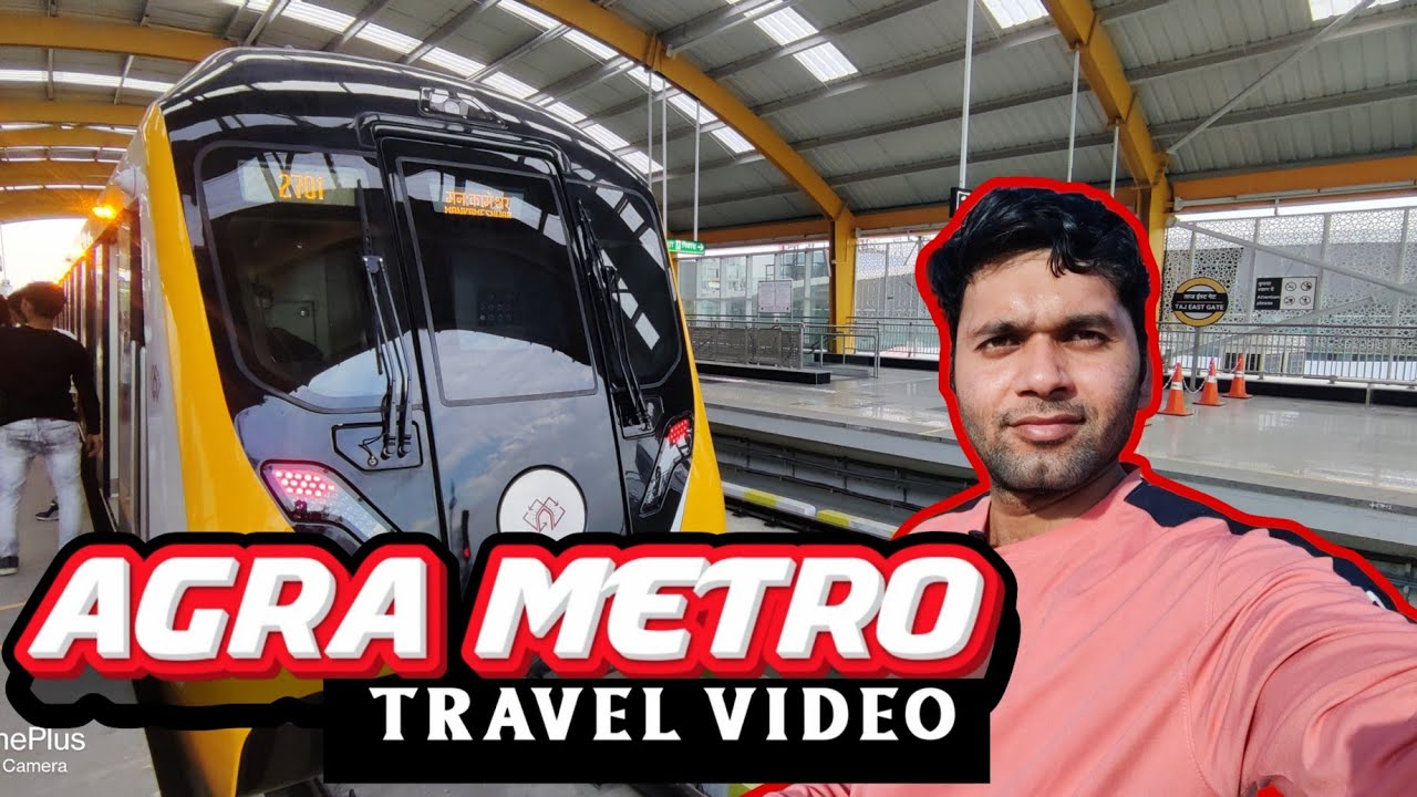 Agra metro full travel details| agra metro inaugration video| Agra fort to Taj East gate travel