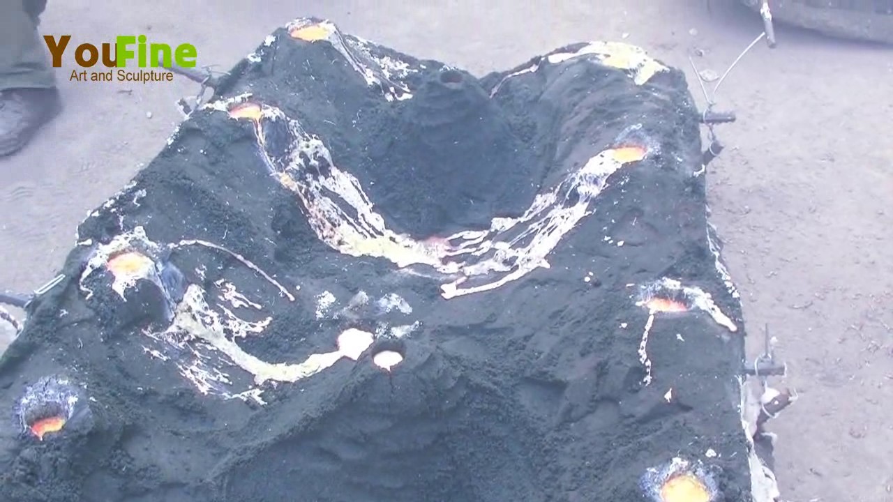 Bronze Sculpture using the lost wax casting method