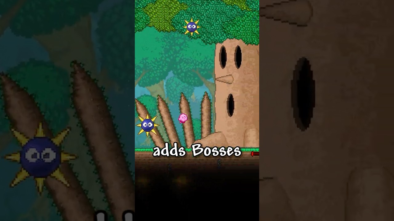 THIS MOD ADDS KIRBY BOSSES INTO TERRARIA...