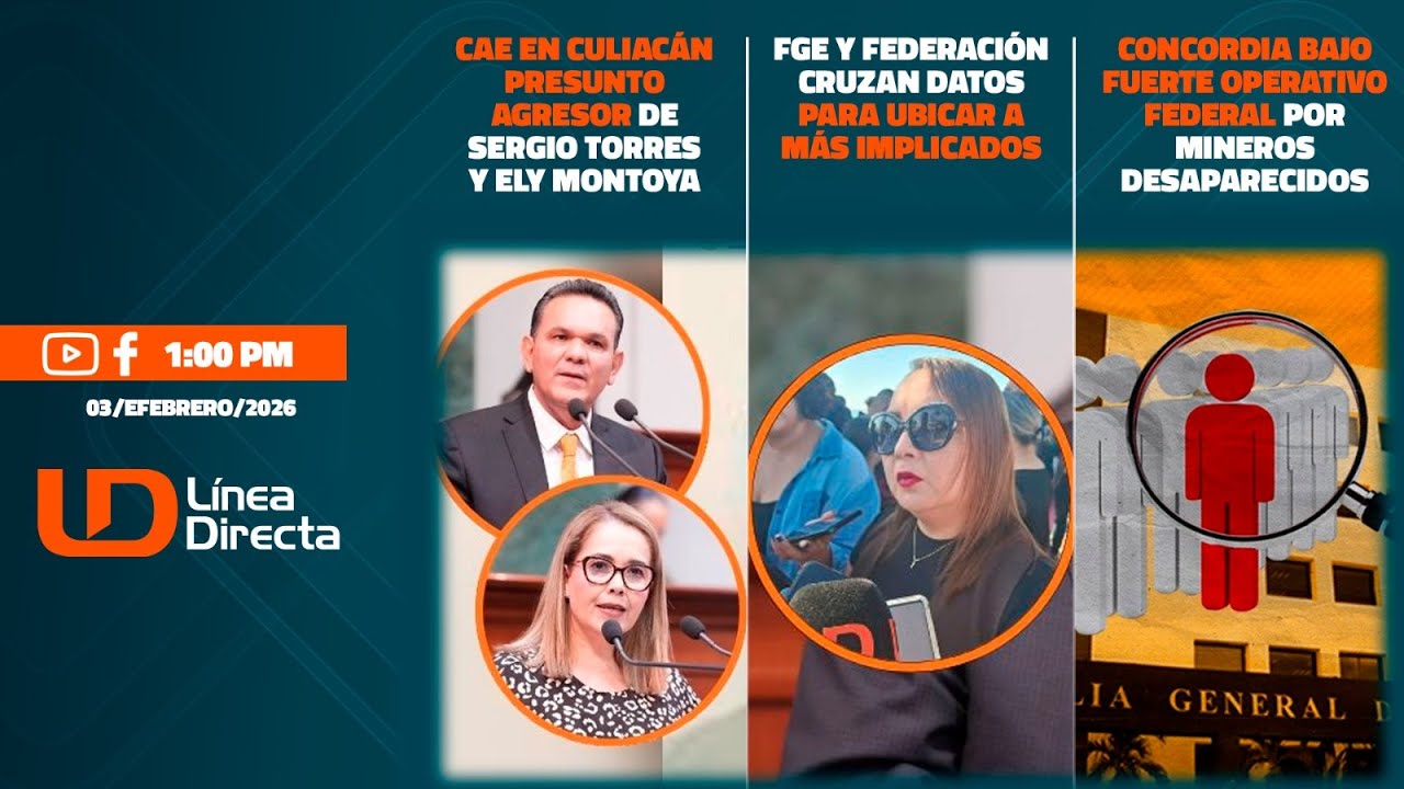 Cae en Culiacán presunto agresor de Sergio Torres y Ely Montoya