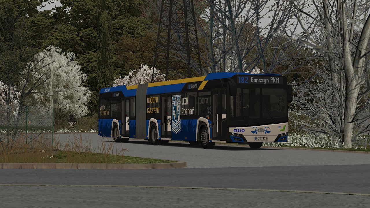 🚌OMSI 2 Linia 182 Osiedle Wichrowe Wzgórze - Górczyn PKM🚌#Lech Poznań