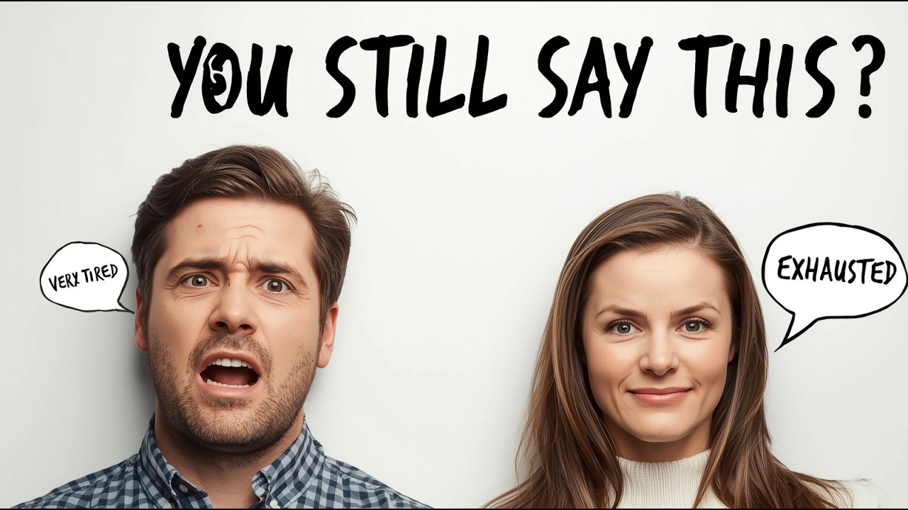 Don’t Say “Very Tired” — Use This Better English Word!