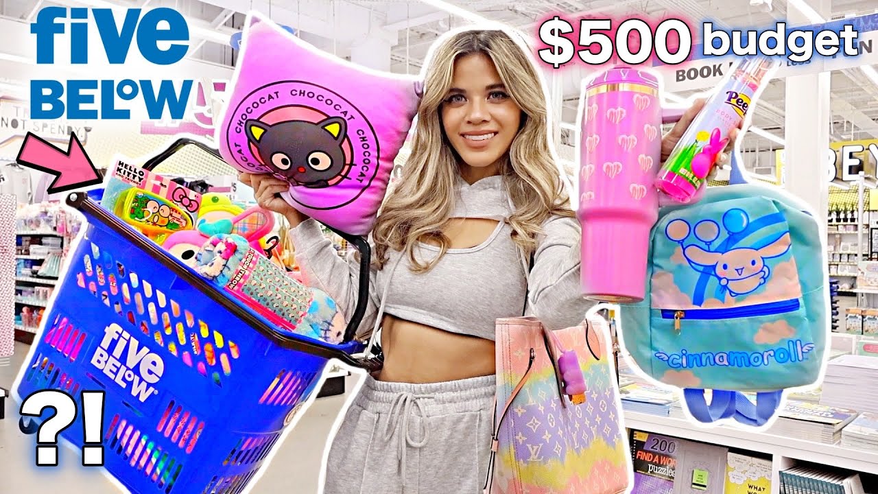 FIVE BELOW NEW FINDS SHOPPING SPREE! $500 BUDGET