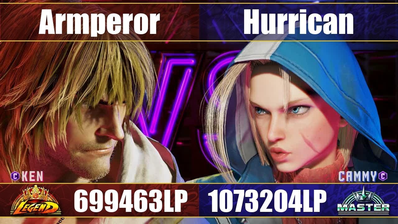 【スト6】Armperor vs Hurricane (ケン vs キャミィ) SF6 Armperor vs Hurricane (Ken vs Cammy)