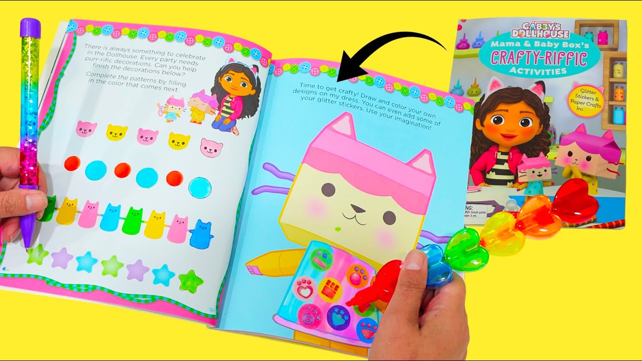 Gabby's Dollhouse Activity Book of Puzzles, Patterns, Crafts, and Other Activities for Kids