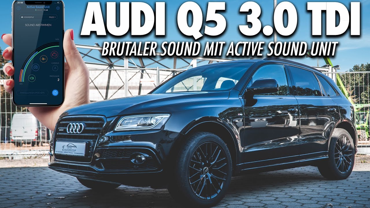 DAS BESTE SOUNDMODUL IM AUDI Q5 3.0 TDI | Active Sound System - Sound Booster - Cete Automotive