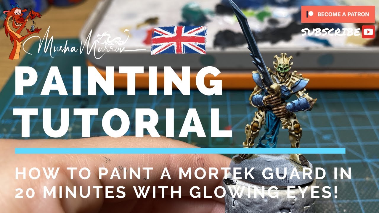 Painting Tutorial /// How to Paint a Mortek Guard in 20 minutes only!