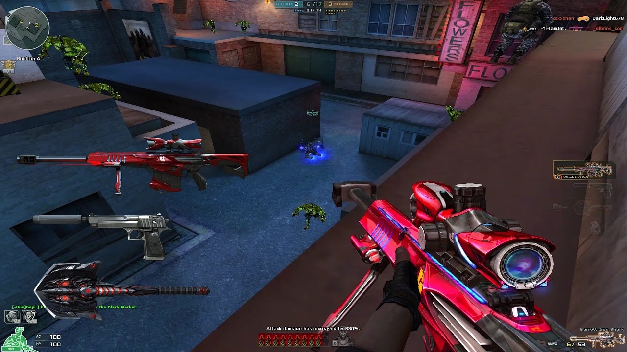 Crossfire NA : Barrett-Iron Shark 2.0 by [MS]Aquarius Hero Mode X ( HMX )#CrossFireFanWork