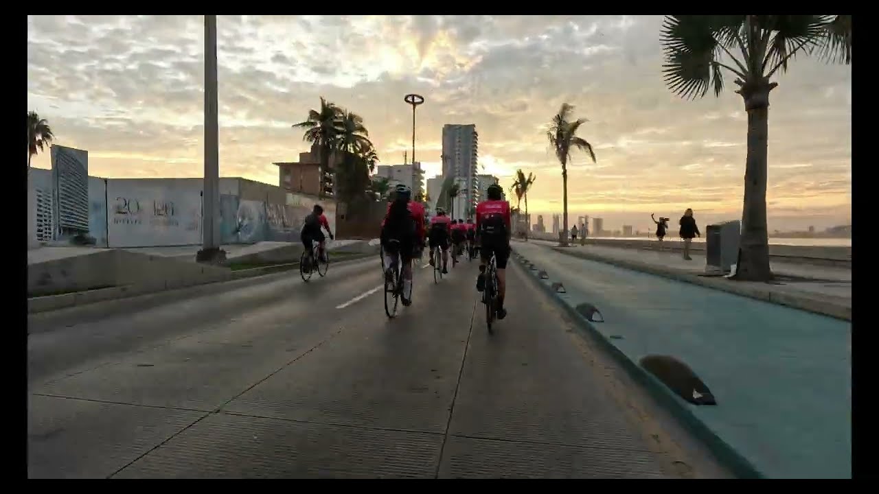 🚴🚴🚴 Recorrido Ruta corta Ciclotour Mazatl&aacute;n 2024 🚴🚴🚴
