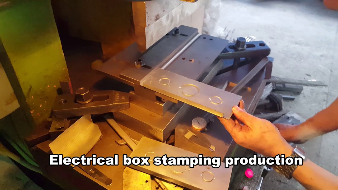 Electrical Junction Box Punch Press Machine | Automatic stamping production from KRRASS