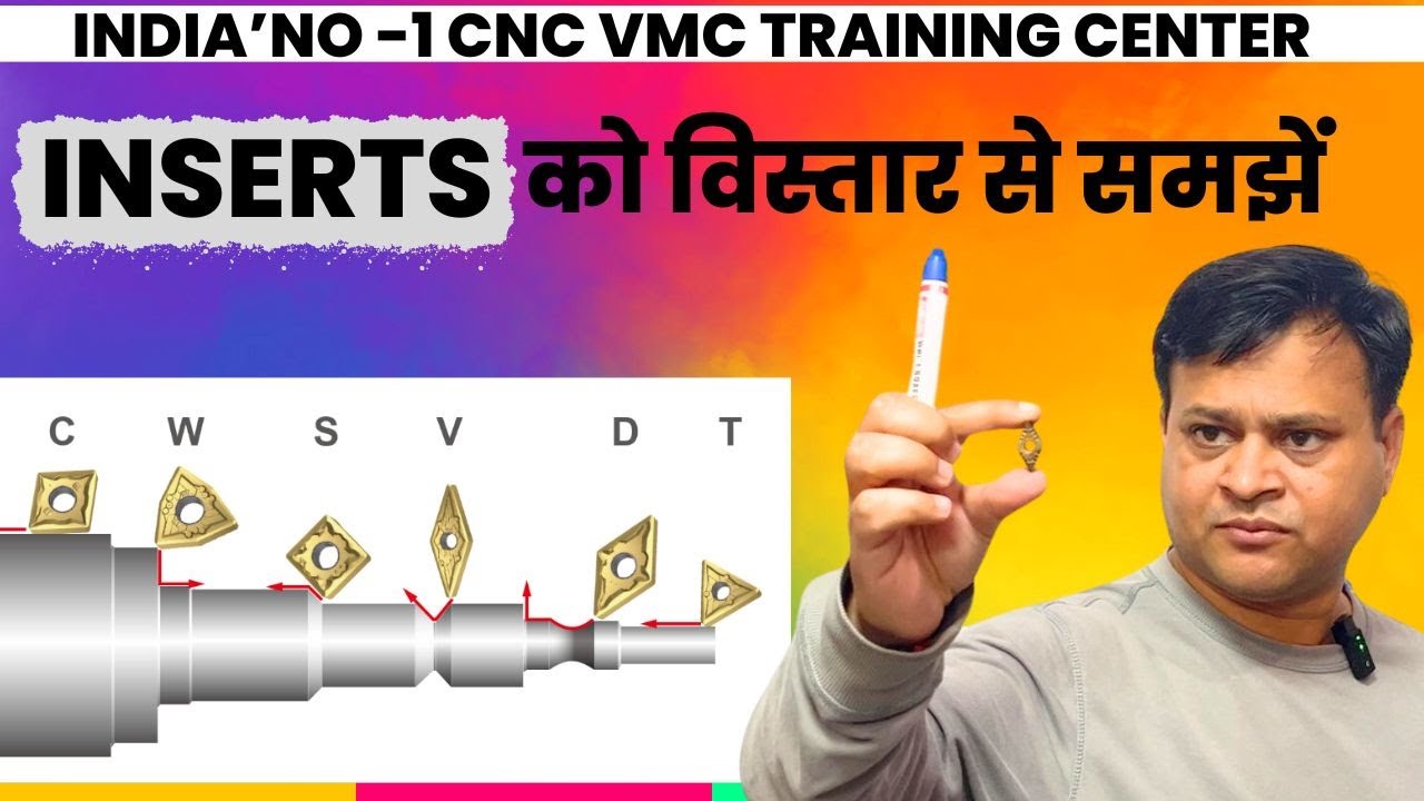 Inserts And Tools For Cnc Vmc Nomenclature Desribed By santosh Yadav Sir