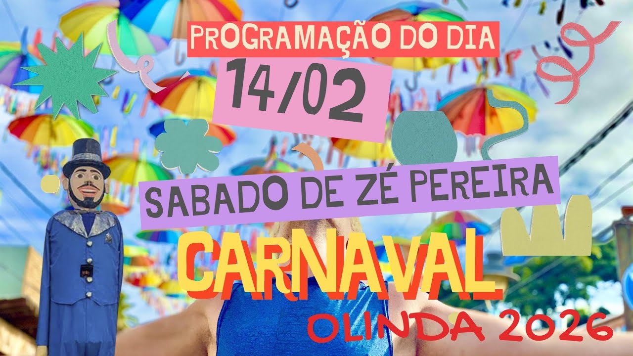 🔔 AO VIVO | Sábado de Carnaval em Olinda 2026 – Abertura Oficial, Frevo e Multidão!