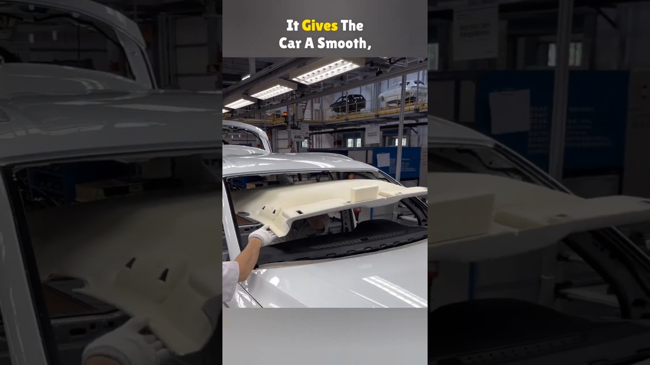 What&rsquo;s Behind The Car Headliner #assembly #automobile #manufacturing #cartech #factorytour
