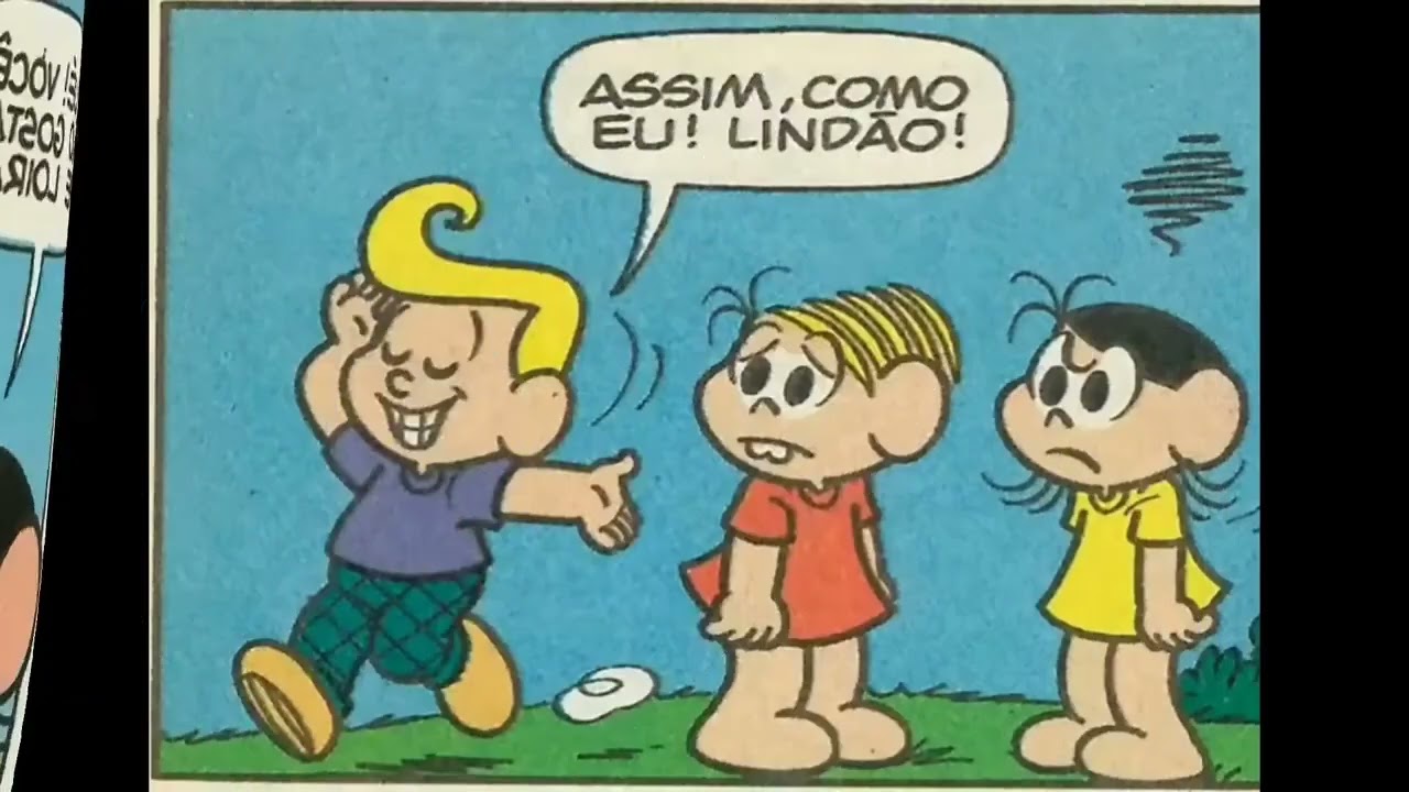 Mônica ficou loira, loirinha!!!! Uau!!! Gibis da Turma da Mônica (Quadrinhos Narrados)