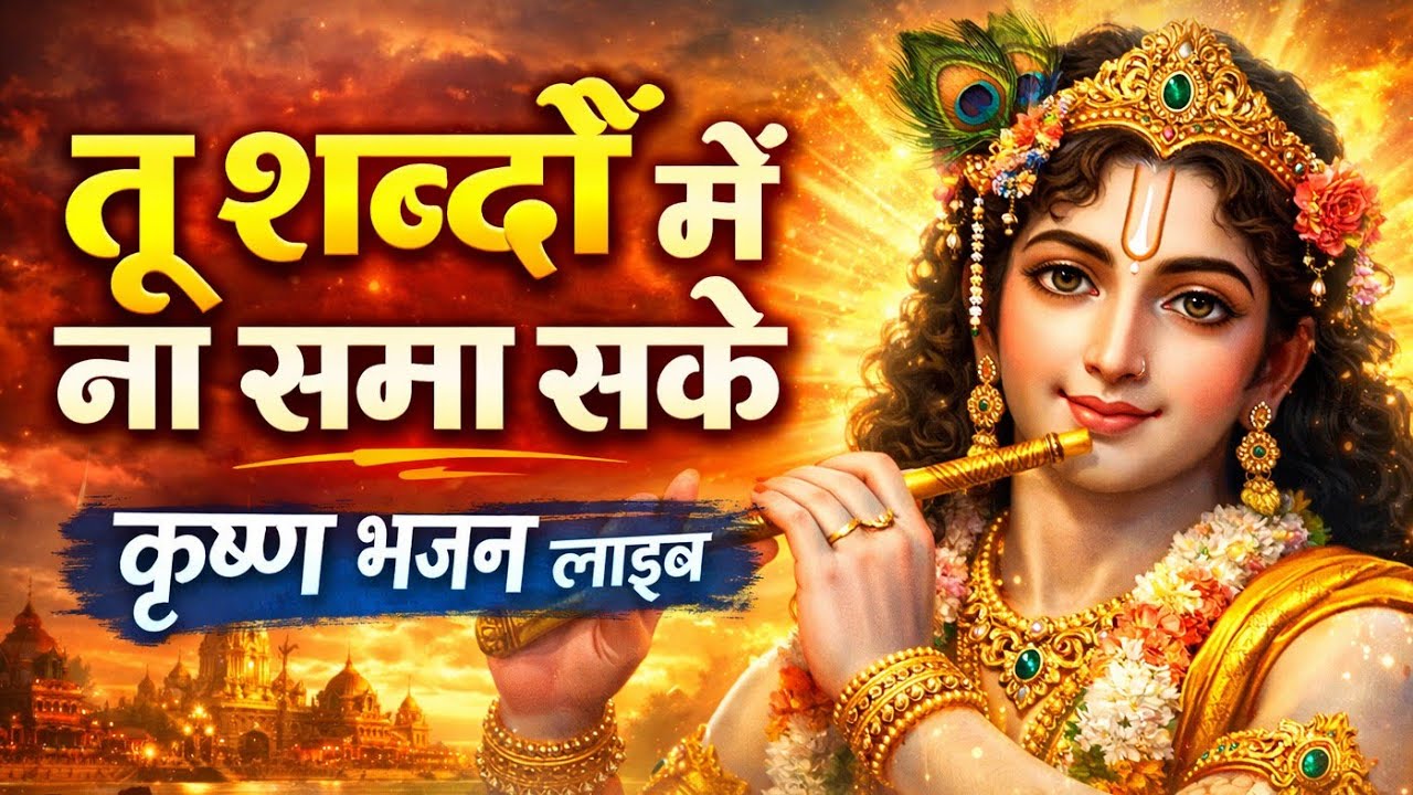 🔴LIVE I Radhe Krishna Bhajan | Mahima Jo Shabdon Se Pare Hai I @jindagitalks_Bhaktisafar