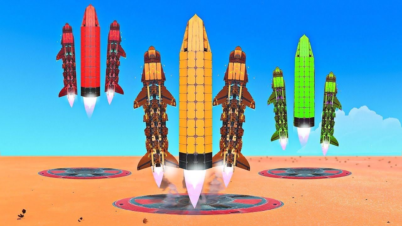 WHO HAS THE BEST REUSABLE ROCKET CHALLENGE!? - Trailmakers