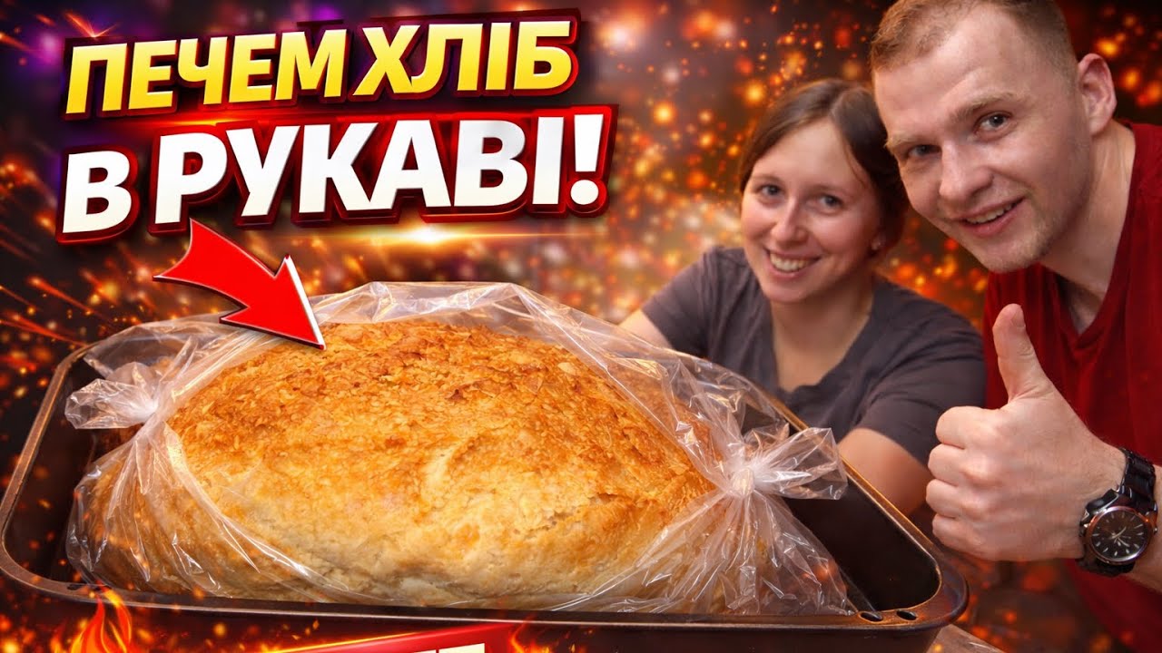 Печемо смачний домашній хліб в рукаві — вийде у кожного!