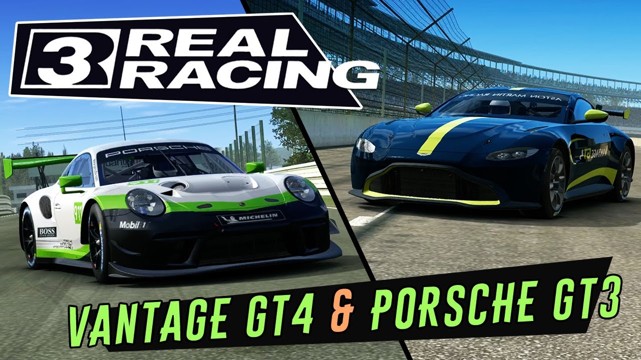 Real Racing 3 - Событие на Aston Martin Vantage GT4 и Porsche 911 GT3 R (ios) #8