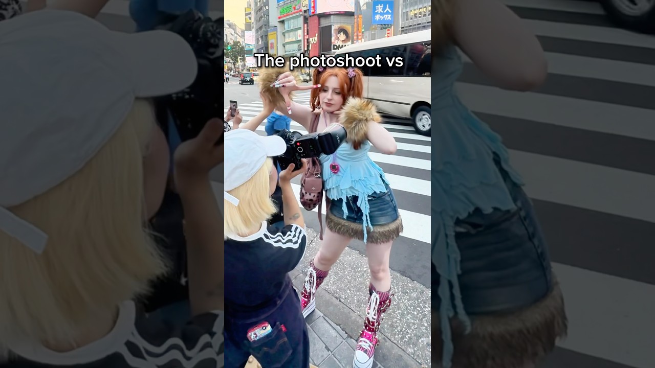 Gyaru photoshoot in Tokyo 💖