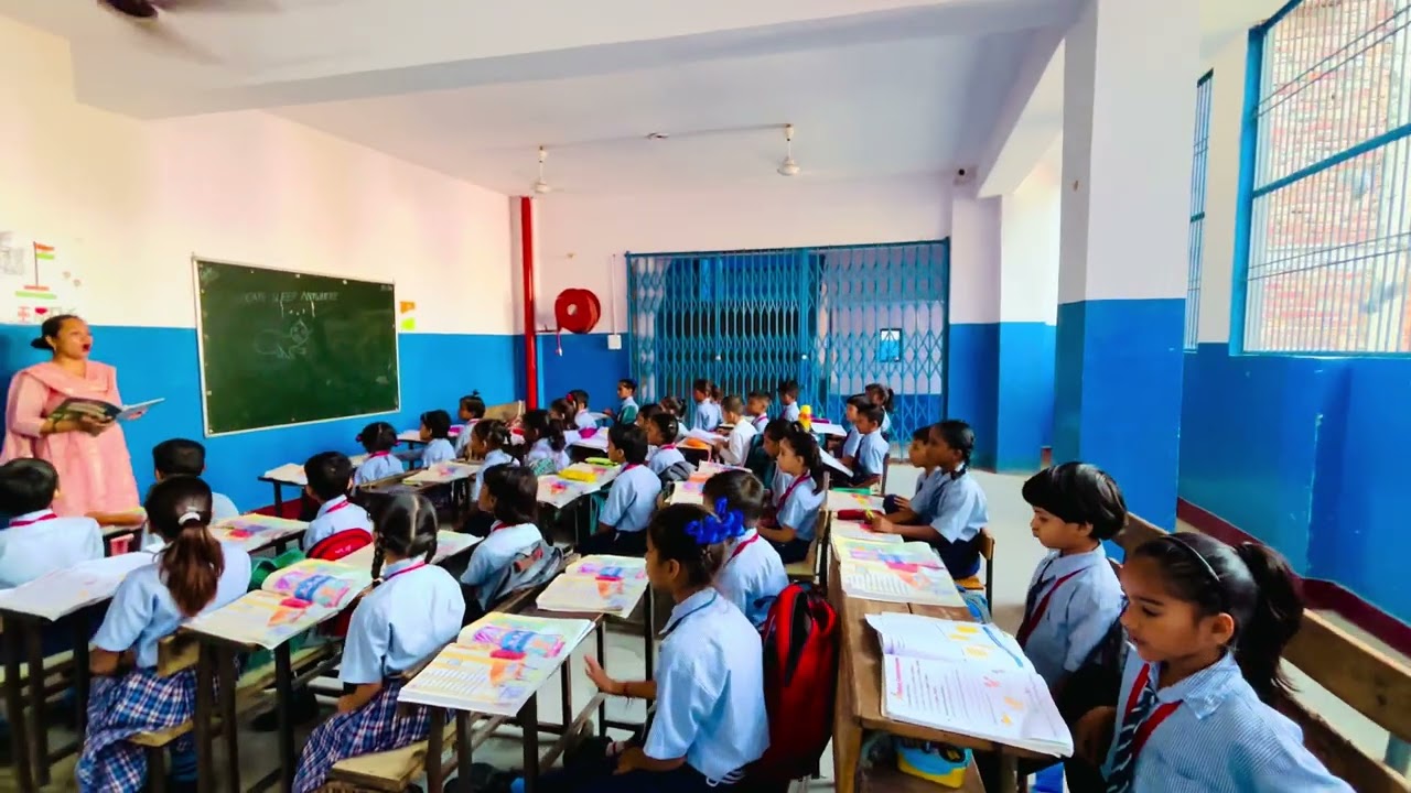 Class 2nd Sona memorial public school #leaning #school #pratice #children #funnycats #life #enjoy
