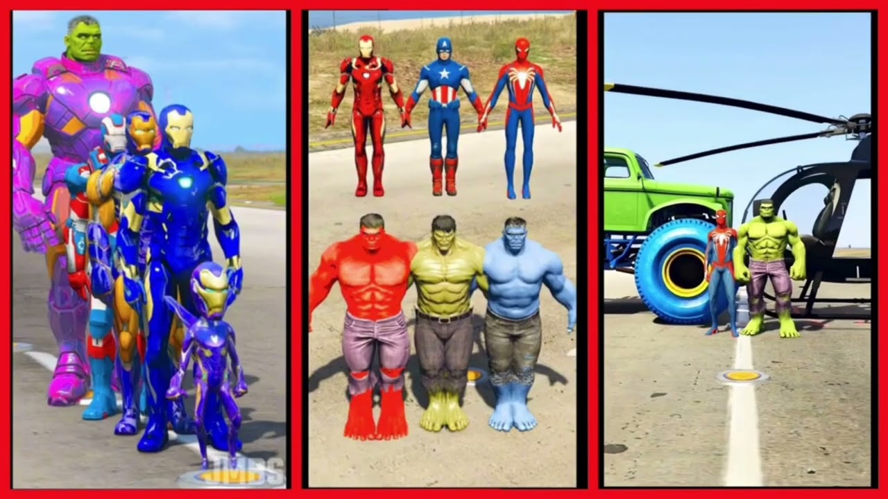 SPIDERMAN VS IRONMANZOMBIE BATTLE : GTA V | SPIDERMAN vs HULK WHO IS THE STRONGEST?
