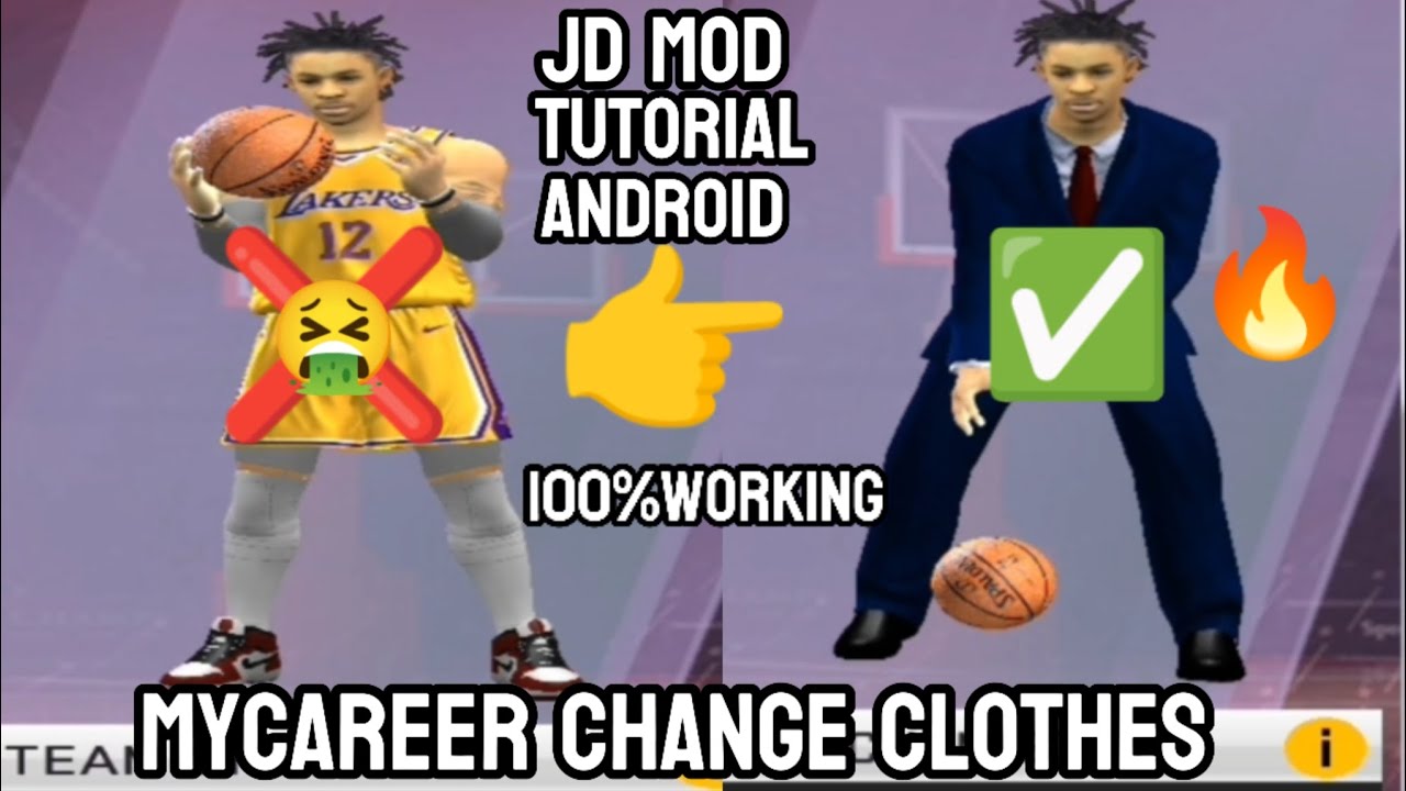 Change Clothes MyCareer NBA2K20 ANDROID TUTORIAL #nba2k20
