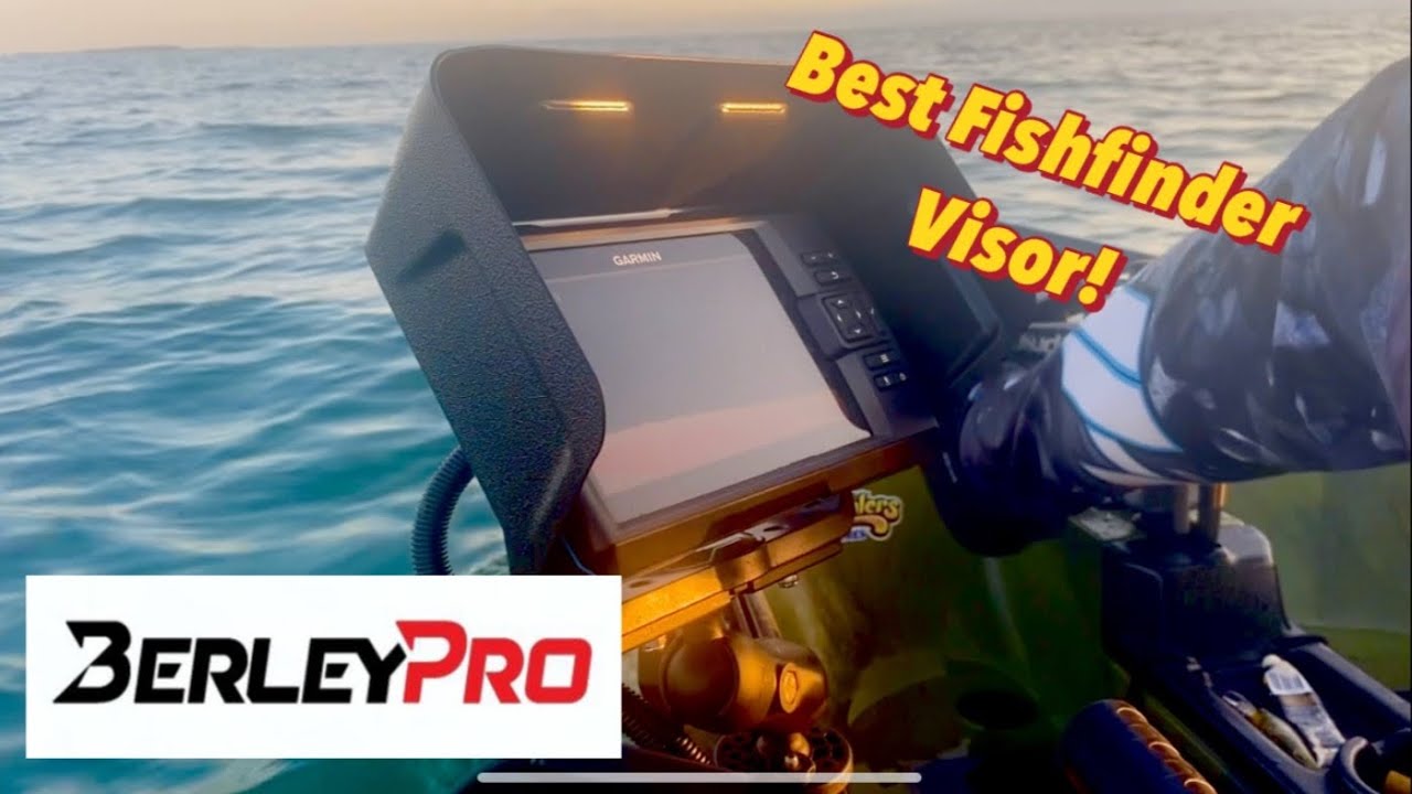 Say Goodbye to Sun Glare on Your Fishfinder with the Berleypro Visor