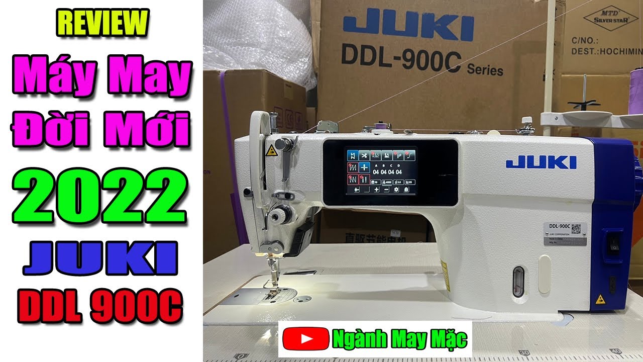Máy May 1 Kim Điện Tử JUKI 900C Chính Hãng Model Mới Nhật | #nganhmaymac