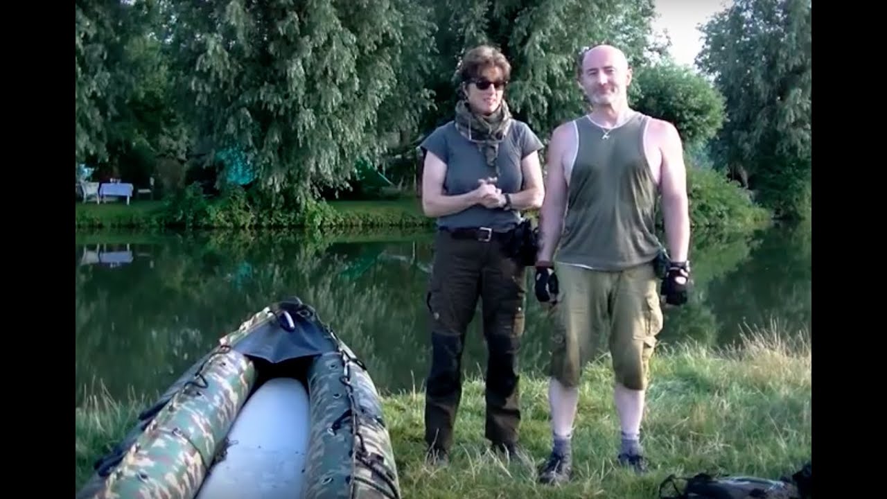 CANOEING/WILDCAMP WEEKEND ON RIVER. Part 2 ( Final) HD
