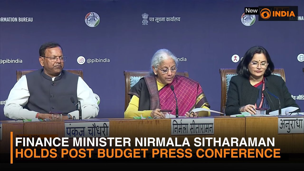 LIVE: Finance Minister Nirmala Sitharaman holds Post Budget Press Conference
