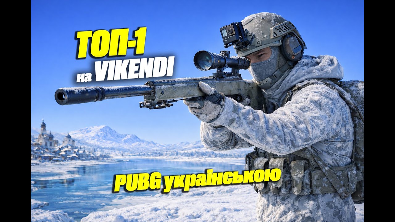 ЗАБРАЛИ ТОП-1 НА ЗАСНІЖЕНОМУ VIKENDI | PUBG українською