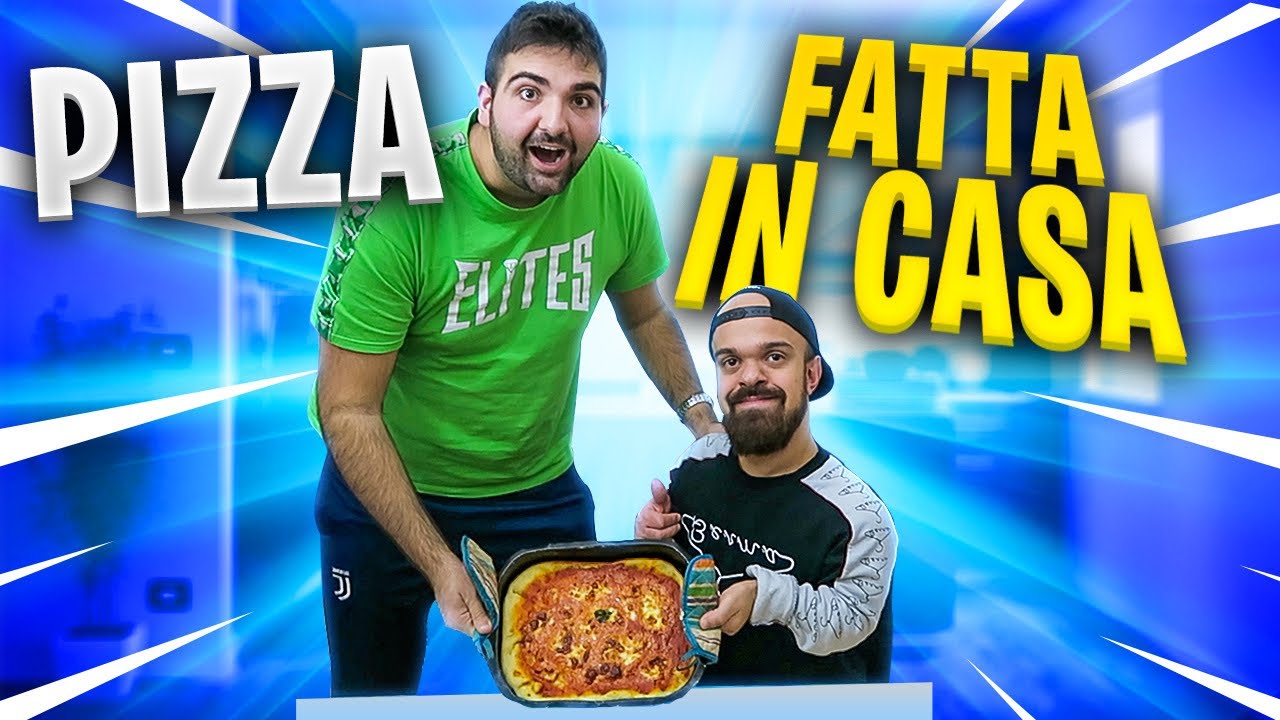 🍕 PIZZA FATTA in CASA! - IN CUCINA con TATINO e il NANO