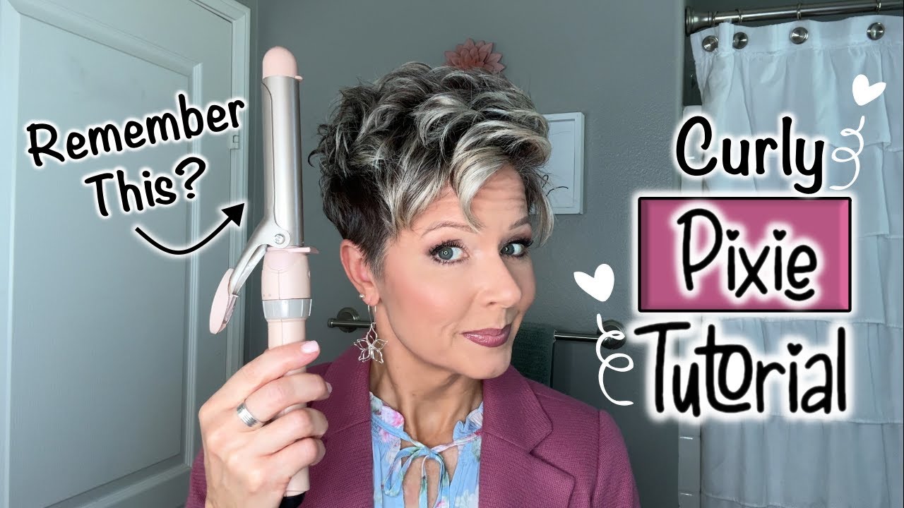 Hair Tutorial ~ Using a CURLING IRON on my PIXIE??