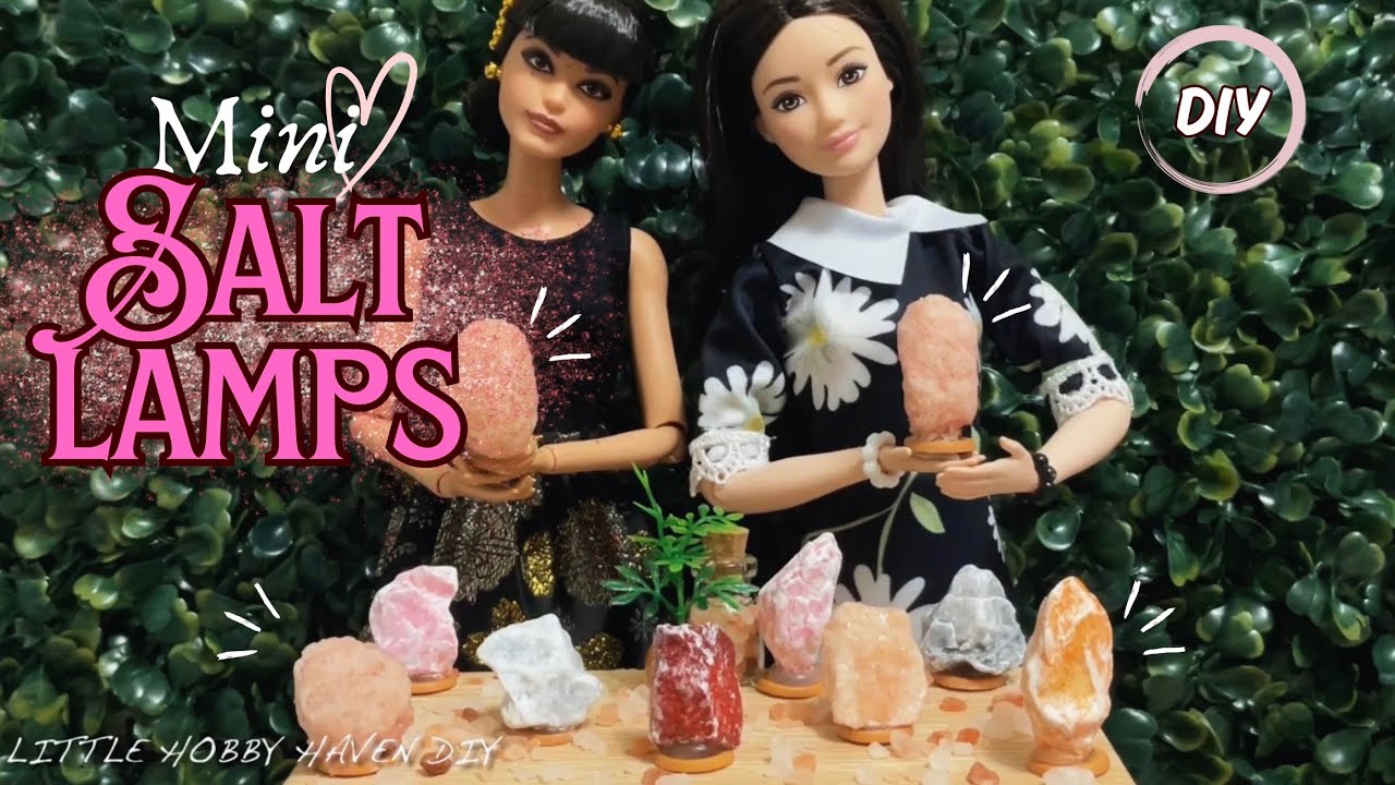 Mini Salt Lamps for Dollhouse | 1:6 Scale DIY