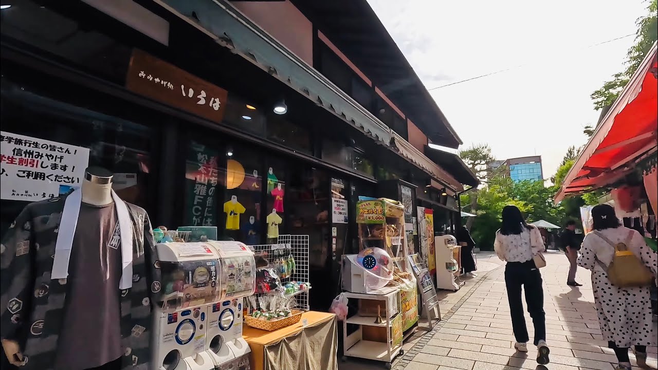 ［4K JAPAN WALK］長野県 松本市 街歩き Nagano Matsumoto