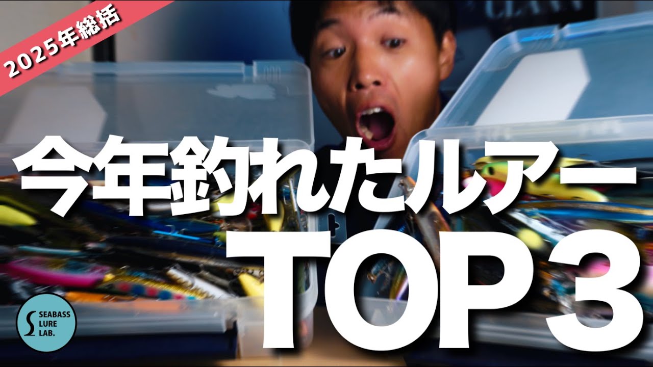 【忖度なし！】2025年最も釣れたルアーTOP3について大解説！【シーバス】