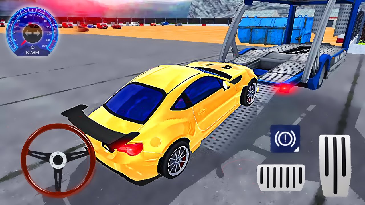 Car Transporter Truck Simulator - Carrier Truck Game 2021 - Best Android GamePlay
