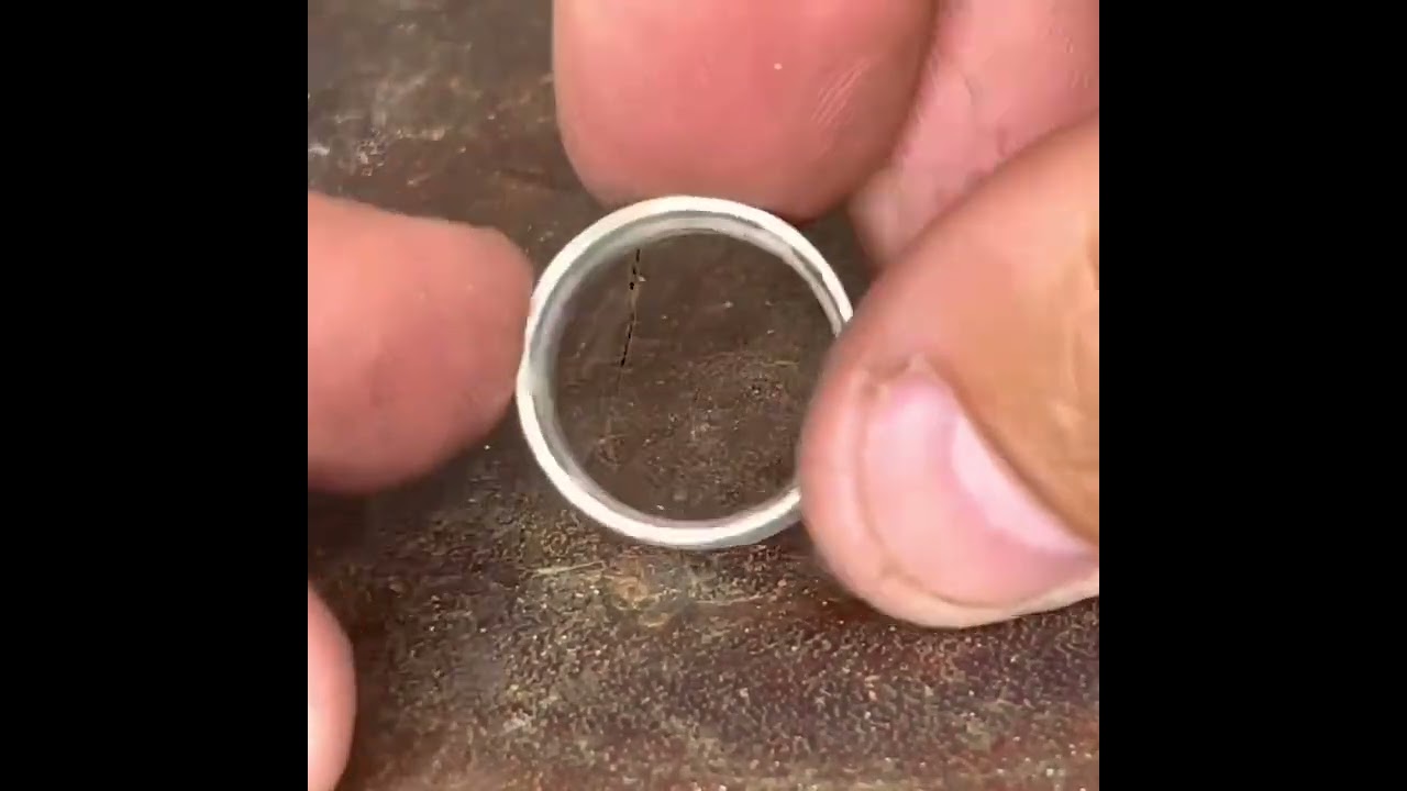 Couple silver ring making #jewelry #jewellery #youtube 
