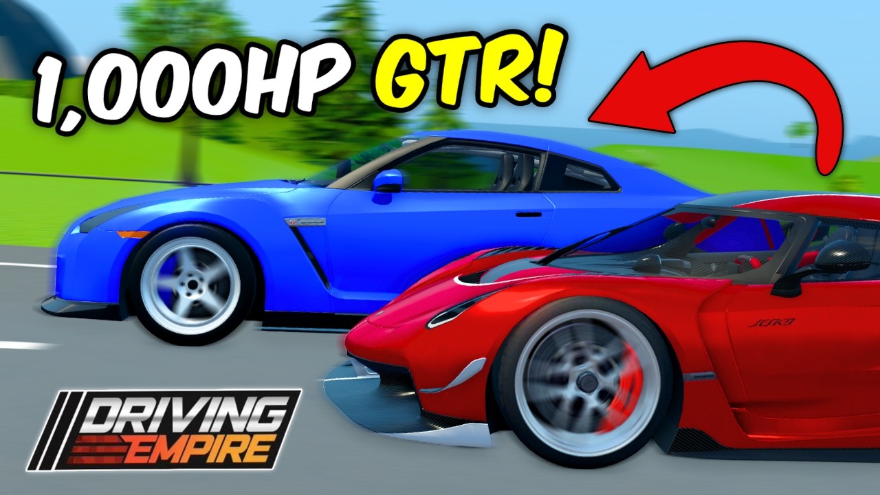 GTR vs HYPERCARS In Driving Empire!