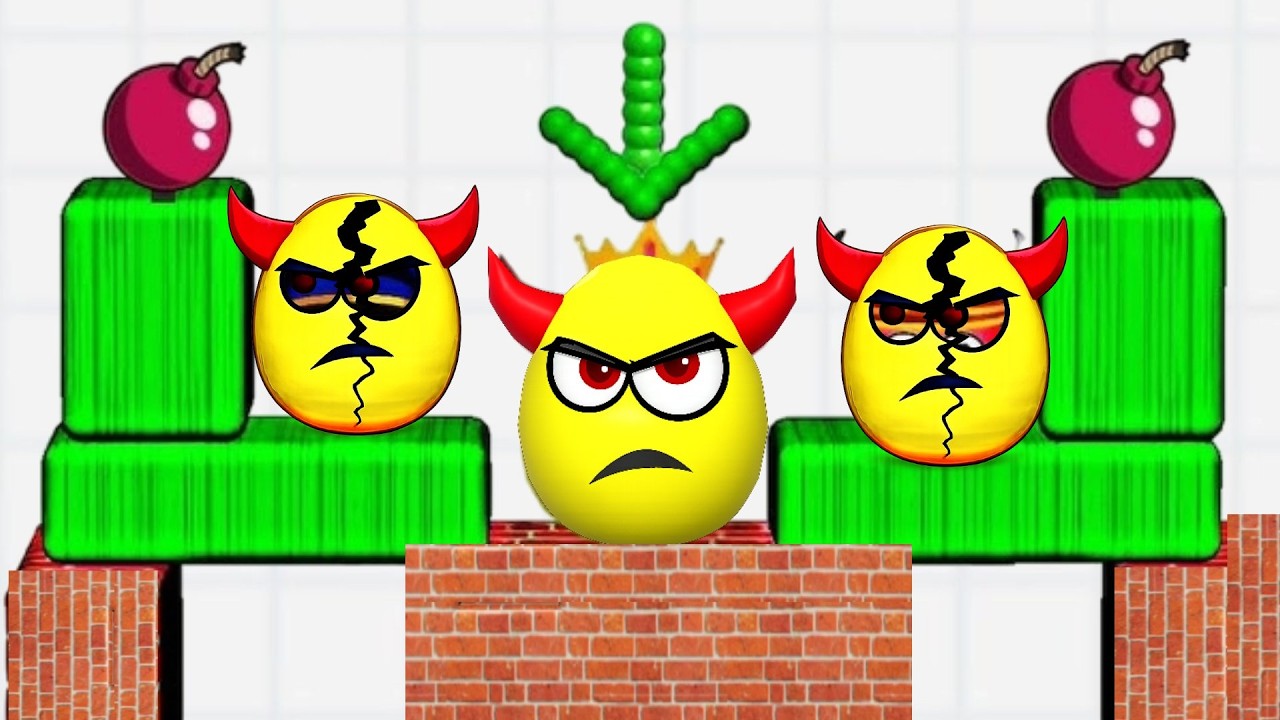 Draw To Smash - Save The Dog 🆚 Hide Ball: Brain Teaser 🆚 Lucky Balls - Going Balls 2048 Gameplay.