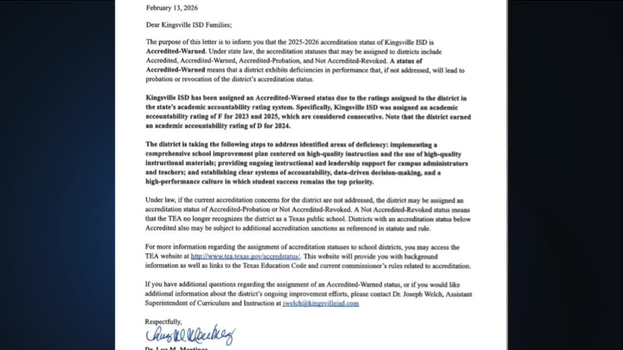 Kingsville ISD gets state warning, Premont ISD proves comeback is possible