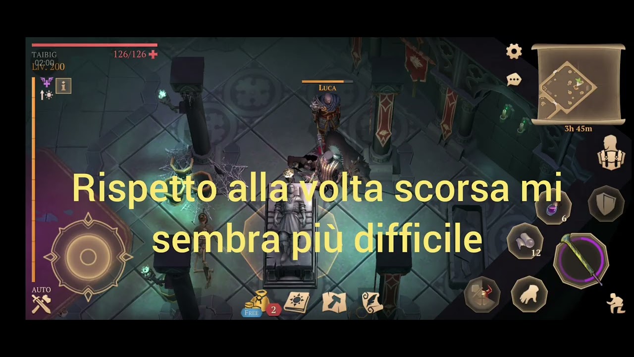 #360 antico sepolcro modalità leggendaria. Gennaio 2026. Grim soul italia 
