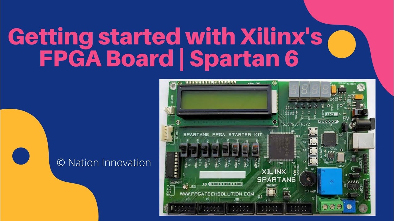 Начало работы с платой ПЛИС Xilinx | ​​Spartan 6 | Реализация проекта