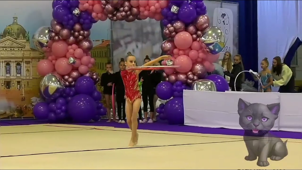 Багірочка 2025, Романчук Аделіна 1 місце, вправа з обручем, Львів Тріумф.
