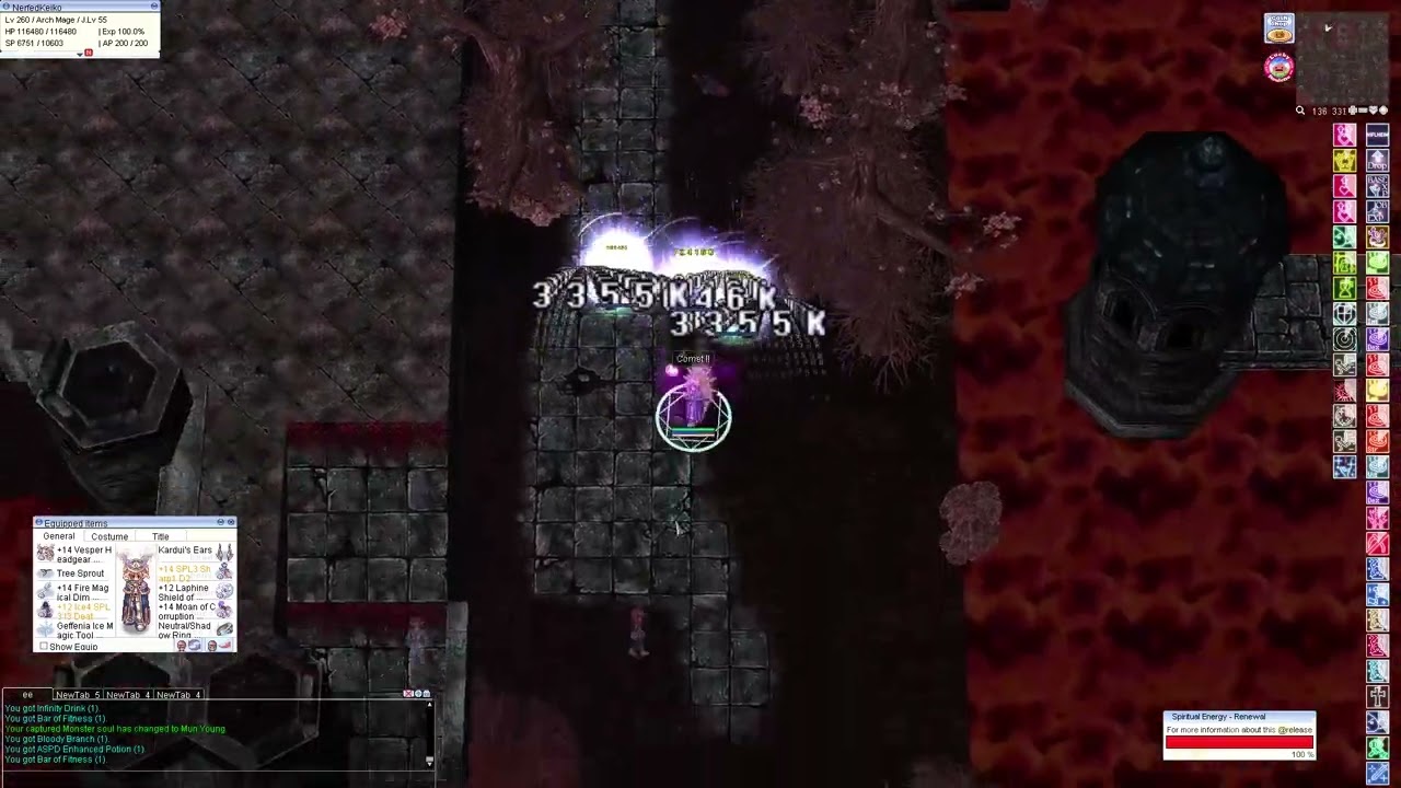 SMRO - Fortessa Netherworld | ArchMage NoMVP No AHS build Max +14[A] Gear