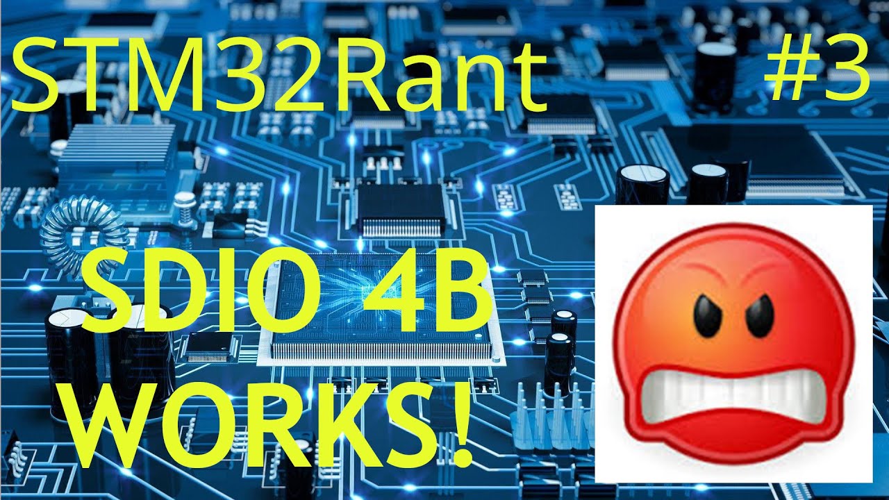 STM32 Rant #3 - SDIO 4-Bit Really Works!