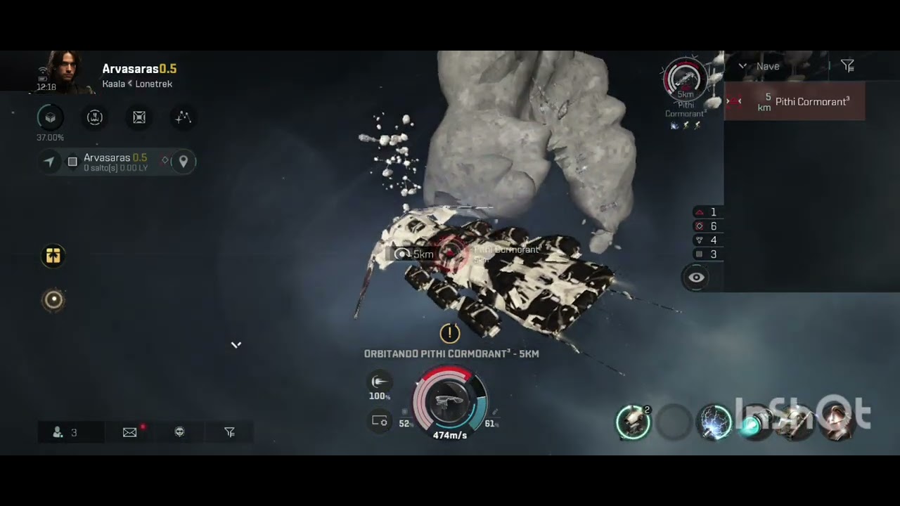 Punisher anomalías pequeñas medianas y grandes en seguridad 05 ll EVE Echoes para jugadores Alpha