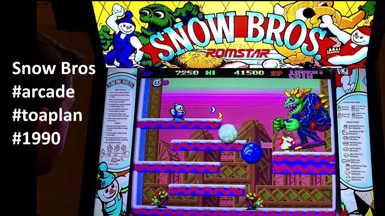 Snow Bros - Toaplan, Arcade - 1990