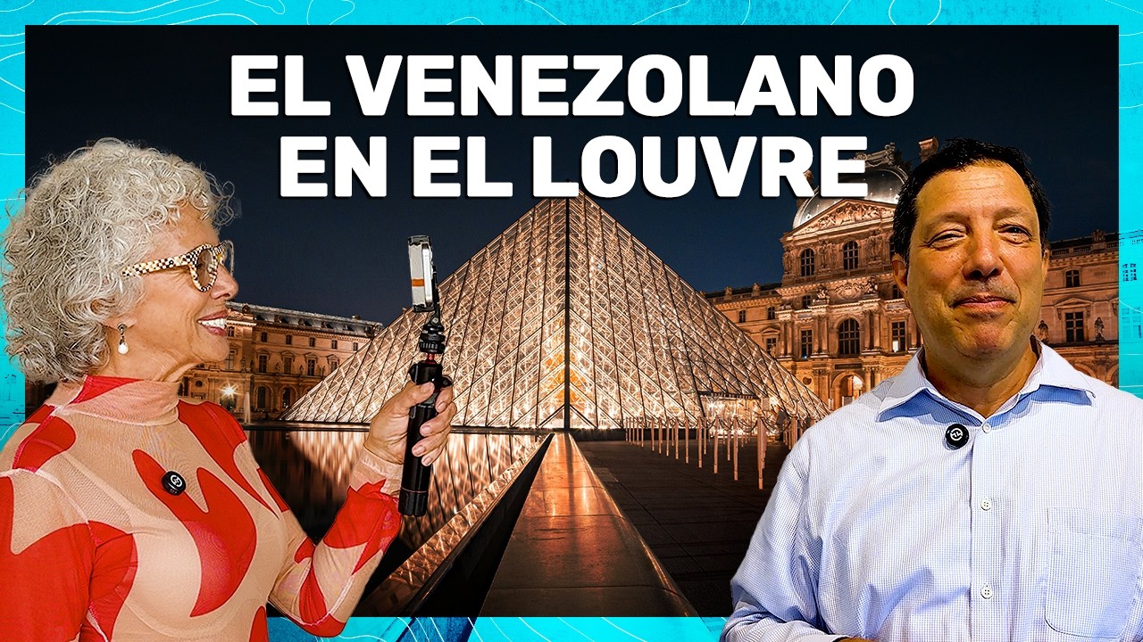 &iexcl;UN VENEZOLANO en el LOUVRE! EL&Iacute;AS CRESPIN 🇫🇷🇻🇪 Valen de Viaje