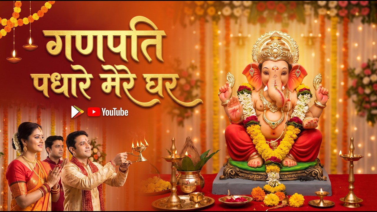 Ganpati Padhare Mere Ghar | New Ganesh Bhajan 2025 | AI Generated